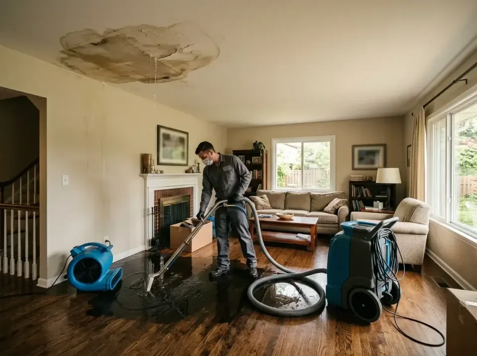 attic-pipe-burst-ceiling-drip-008 — frequently asked questions, Water Damage Restoration & Carpet Care in Toledo, OR